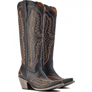 Ariat Womens Classic Toe Western Cowgirl Boot Black