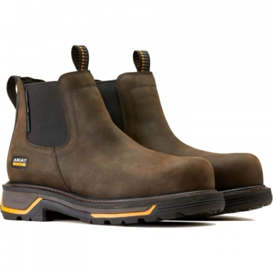 Ariat Mens Waterproof Composite Toe Chelsea Boot 6 Inch