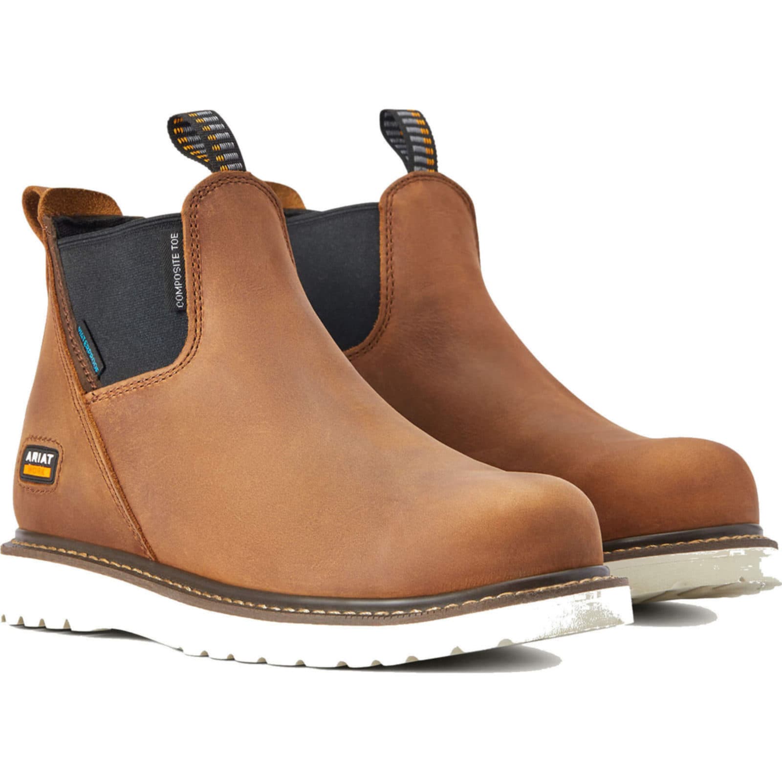 Shop Ariat Womens Rebar Wedge Chelsea H2O Boot 10042564 Save 20