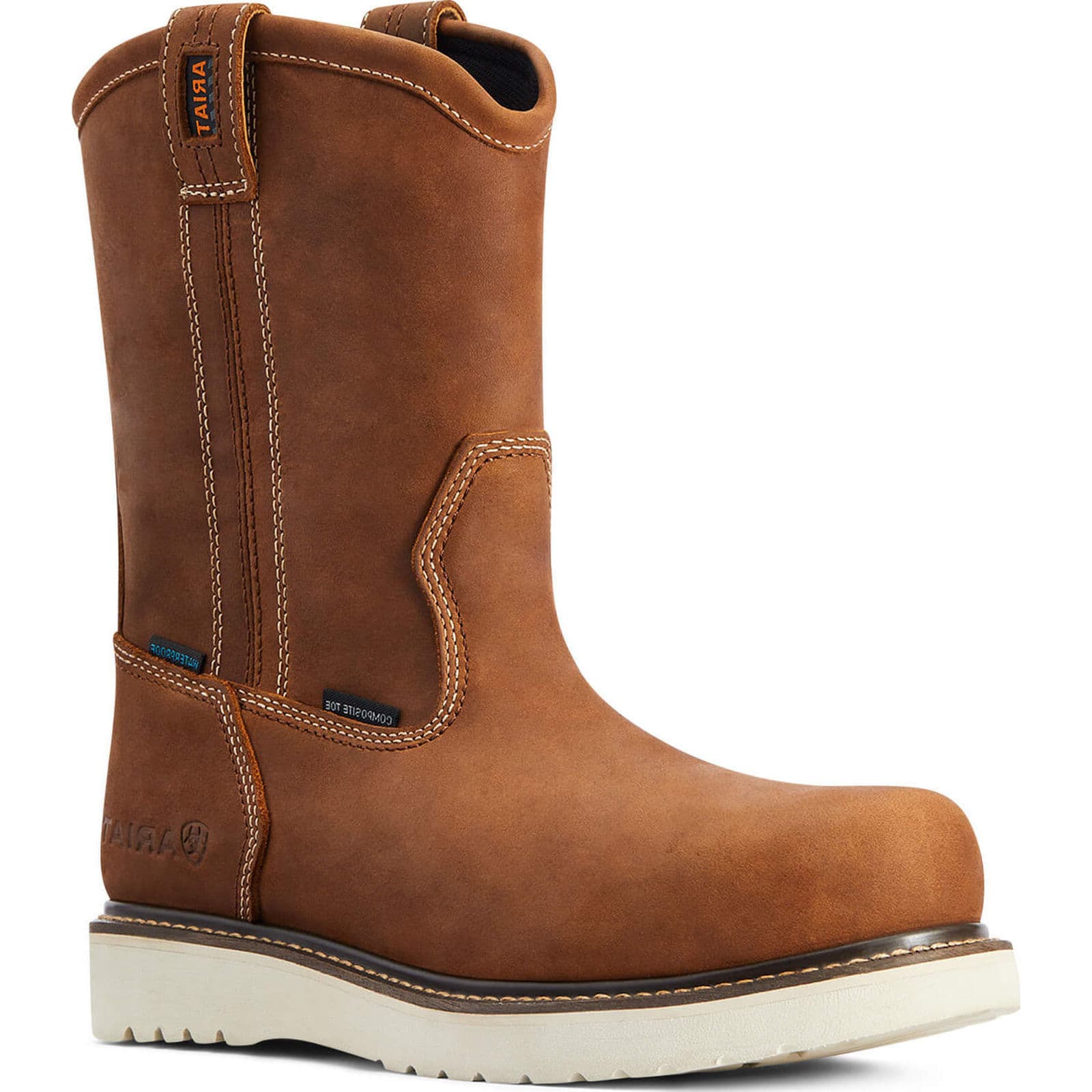 Shop Ariat Mens Rebar Wedge PullOn H2O 10042862 Save 20 + Free Shipping BootAmerica