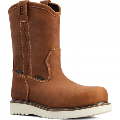 Ariat Mens Waterproof Composite Toe Western Work Footwear