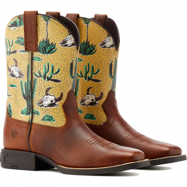 Ariat Unisex Kids Round Up Wide Square Toe 10044424