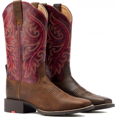 Ariat Womens Cowgirl Boot 11 Inch Worn Mocha