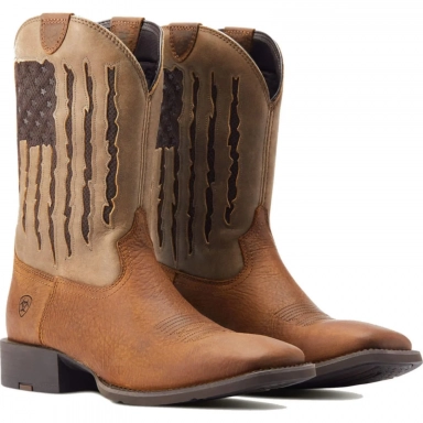 Ariat Mens Cowboy Boot 11 Inch Faithful Brown