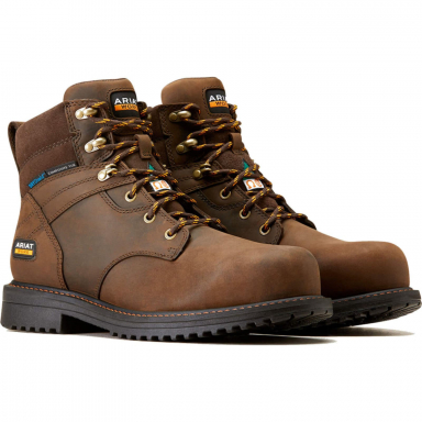 Ariat Mens RigTek II 6" H2O CSA Oily Distressed Brown Boot10045418