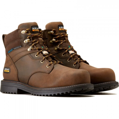 Ariat Mens Waterproof Composite Toe Western Work Boot 6 Inch