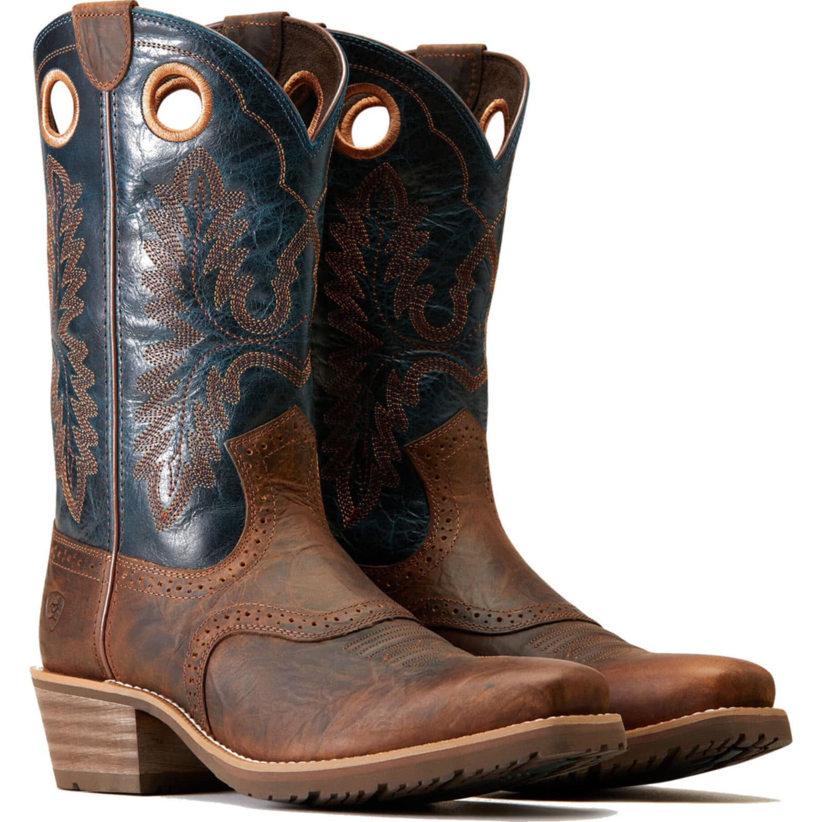 Y－Toby Cody James Men's Tan Western Boots - Square Toe - Country