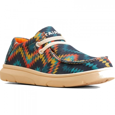 Ariat Youth Cowboy Boot Blue Aztec