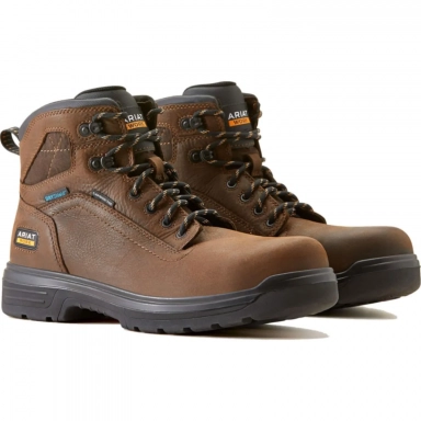 Ariat Mens Waterproof Carbon Toe Work Boot 6 Inch 10046861