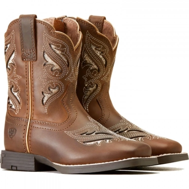 Ariat Youth Cowboy Boot Sassy Brown