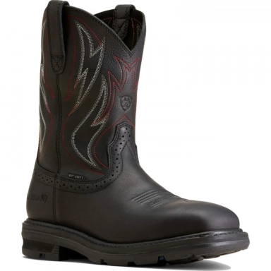 Ariat Mens Steel Toe Work Boot 10 Inch Black 10046929
