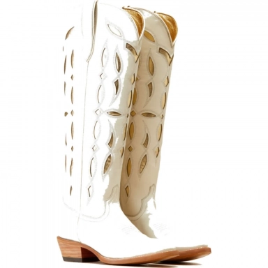 Ariat Womens Cowgirl Boot 18 Inch Blanco