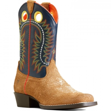 Ariat Youth Cowboy Boot 9 Inch Tan Roughout