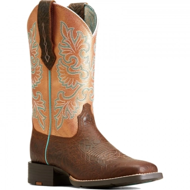 Ariat Womens Cowgirl Boot 11 Inch Toasted Blanket