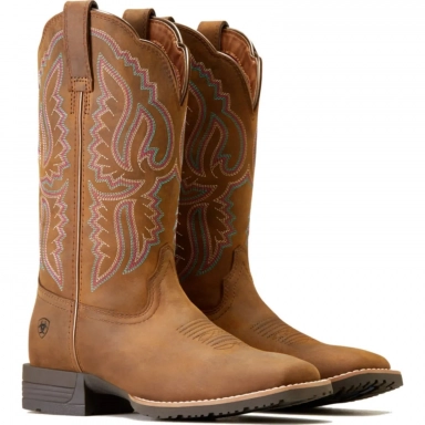 Ariat Womens Cowgirl Boot 11 Inch Distressed Tan 10047043