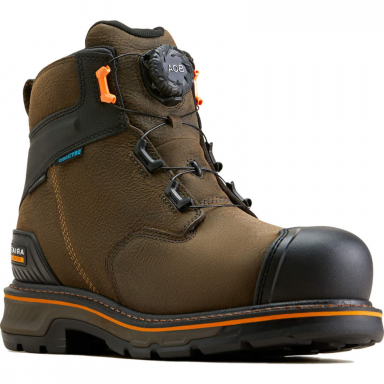 Ariat Mens 6 Inch Composite Toe Round Toe Work Boot