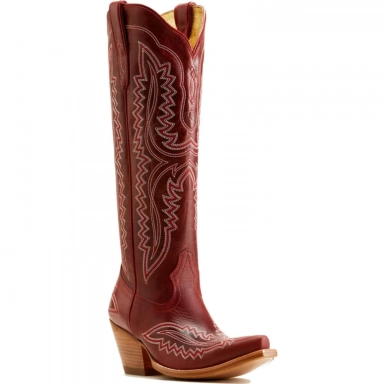 Ariat Womens Cowgirl Boot 16 Inch Red Alert