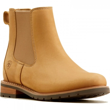Ariat Womens Round Toe Boot 5.5 Inch Natural Tan