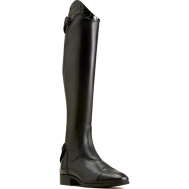 Ariat Womens Square Toe Riding Boot 19 Inch Black Black