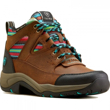 Ariat Womens Round Toe Hiking Boot 4 Inch Arizona Brown
