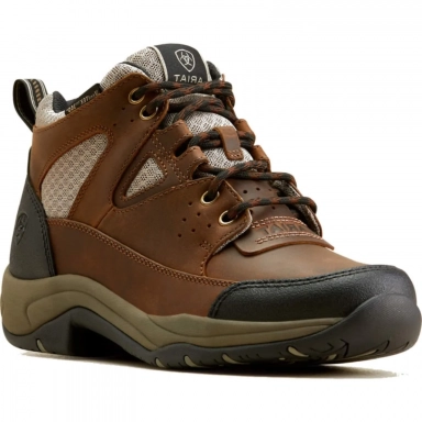 Ariat Womens Round Toe Hiking Boot 4 Inch Distressed Brown