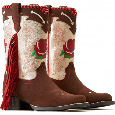 Ariat Kids Futurity Fringe Rodeo Quincy Western Boot 10051014