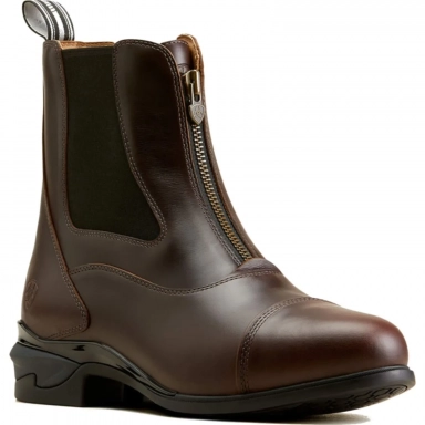 Ariat Mens Round Toe Riding Boot 8 Inch Waxed Chocolate