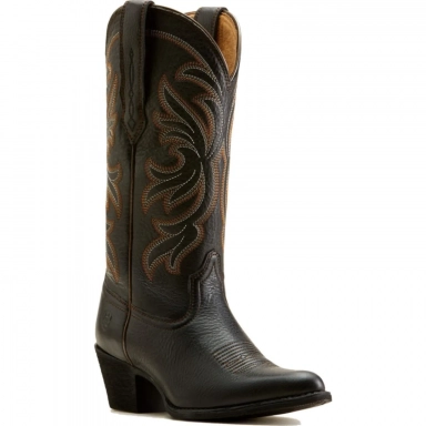 Ariat Womens Cowgirl Boot 12.5 Inch Black Deertan