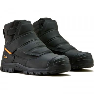 Ariat Mens 6 Inch Composite Toe Round Work Boot Black