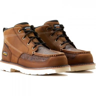 Ariat Mens Composite Toe Chukka 5 Inch Distressed 10053586