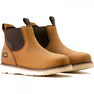 Ariat Womens Rebar Wedge Chelsea Waterproof Work Boot 10053720