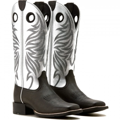Ariat Womens Square Toe Cowgirl Boot 13 Inch Dark Carbon
