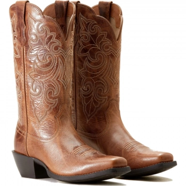 Ariat Womens Square Toe Cowgirl Boot 11 Inch Ready Russet