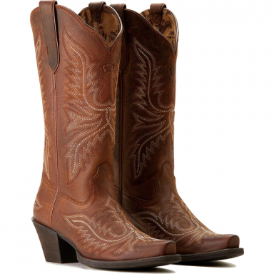Ariat Womens 12.5 Inch Pointed Toe Western Cowgirl Boot