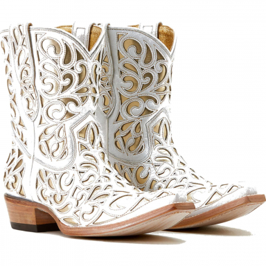 Ariat Womens Valentina Western Cowgirl Boot White