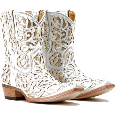 Ariat Womens Cowgirl Boot 8 Inch Classic Alabaster