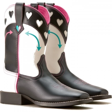 Ariat Kids Square Toe Cowboy Boot 8.5 Inch Madison Avenue