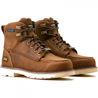 Ariat Womens Waterproof Round Toe Western Work Boot 6 Inch