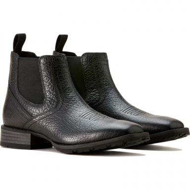 Ariat Mens 5 Inch Wide Square Toe Chelsea Boot Black