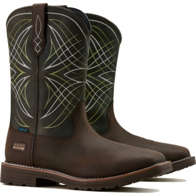 Ariat Mens Waterproof Square Toe Western Work Boot 10060894