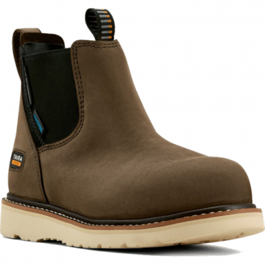 Ariat Womens Rebar Wedge Chelsea Waterproof Composite Toe Work Boot 10061117