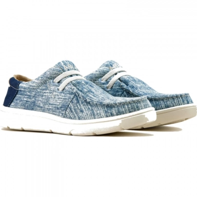 Ariat Kids Cowboy Boot Washed Denim