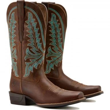Ariat Womens Cowgirl Boot 12 Inch Sassy Brown 10061144