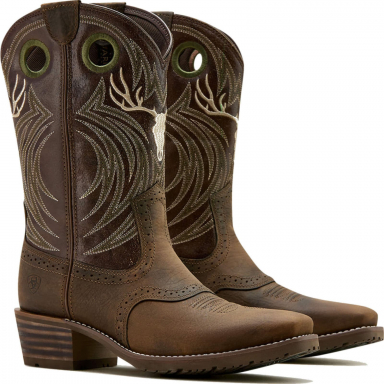 Ariat Mens 12 Inch Square Toe Western Cowboy Boot Style