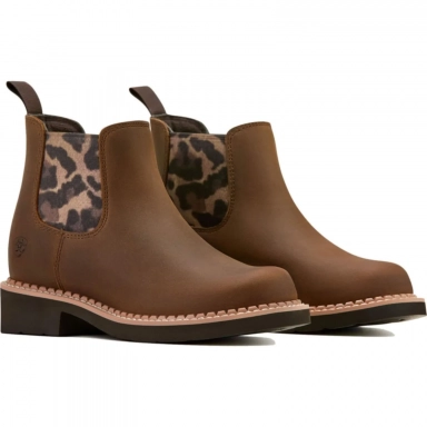 Ariat Kids Chelsea Boot 4.5 Inch Distressed Brown