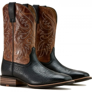 Ariat Mens Square Toe Cowboy Boot 11 Inch Black Adobe