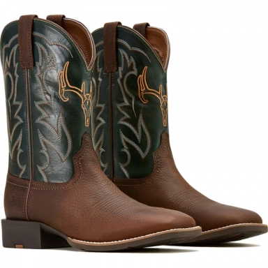 Ariat Mens Square Toe Cowboy Boot 11 Inch Brown 10061187