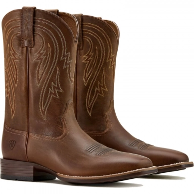 Ariat Mens Square Toe Cowboy Boot 11 Inch Woody Tan