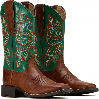 Ariat Womens Round Up Wide Square Toe StretchFit Featured Style