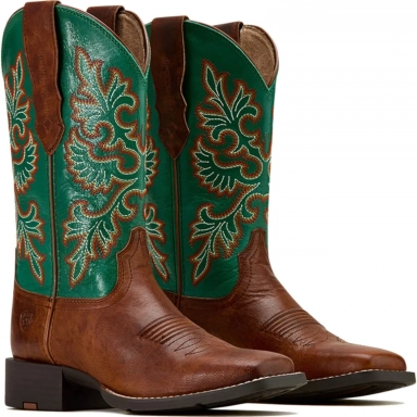 Ariat Womens Square Toe Boot 11 Inch Arizona Brown